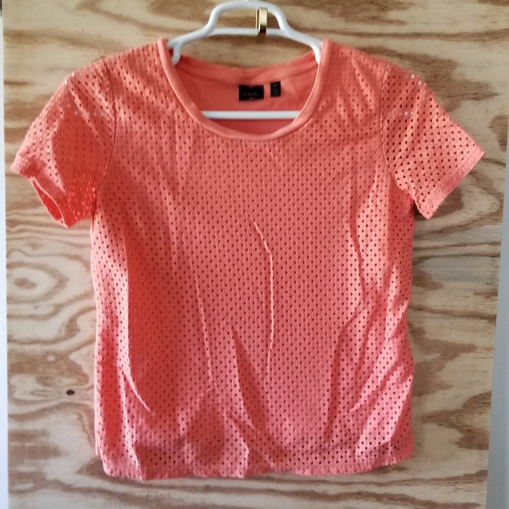 Rafaella women's top blouse Large‎ pink